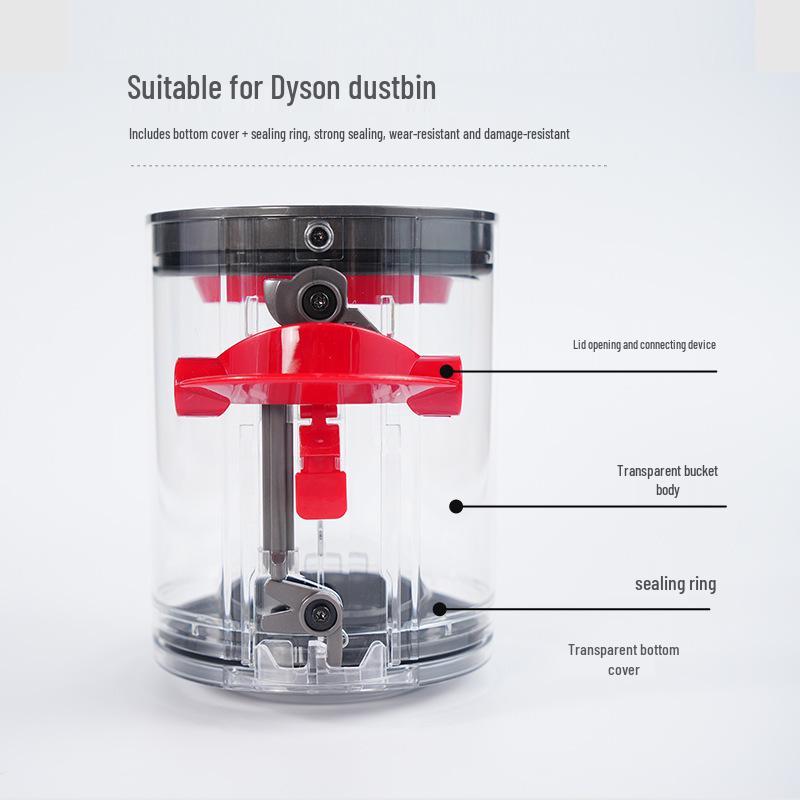 Уплотнительное кольцо и прозрачный пылесборник для пылесоса Dyson V10/V11/V12