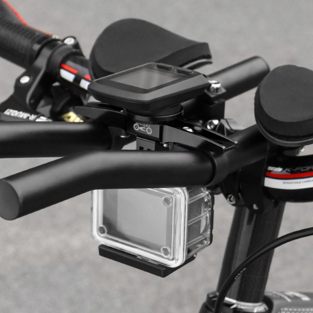 Aluminum Zinc Zinc Alloy TT Handlebar Computer Mount 22.2/25.4mm Bicycle Sports Camera Base Sports
