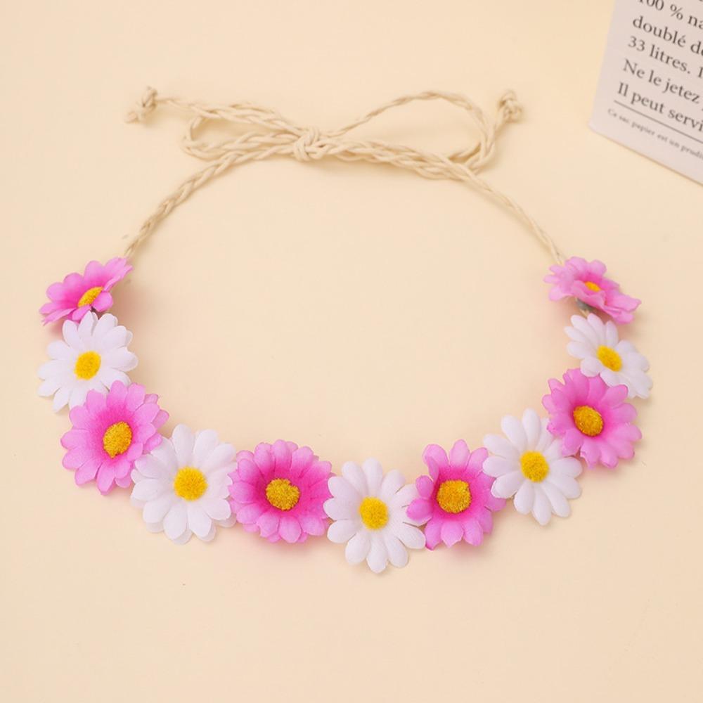 Flower Decoration Sunflower Headband Simulated Daisy Hairband Festival Hair Accessories