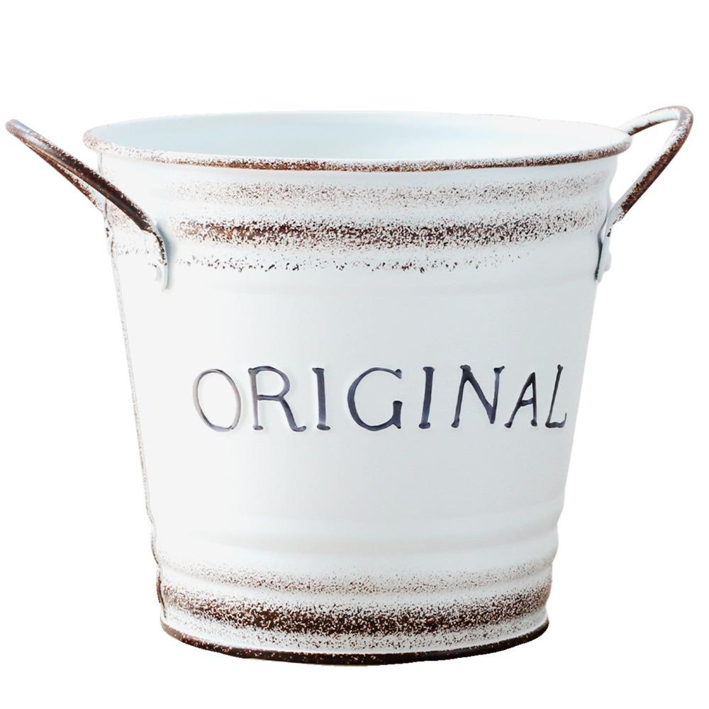 Plants Planter Flowerpots Metal Bonsai Flowerpot Creative Iron Flower Pot