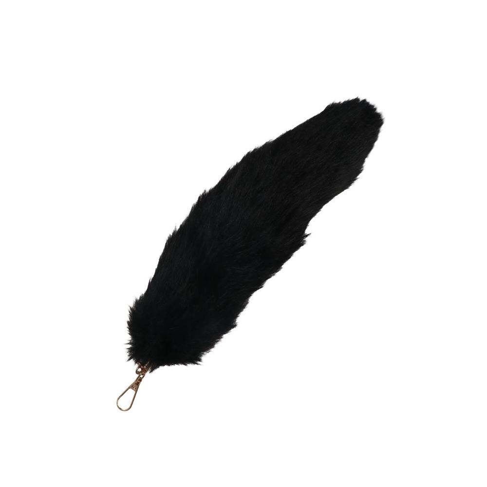 Long Hair Tail Hanging Keychain Bag Charms Plush Tail Keyring Fur Tails Pendant Women Ladies