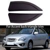 2 шт. Новая задняя молдинговая крышка для автомобиля Hyundai Accent 2006-2010 838401E000 ABS черная задняя треугольная отделка автомобильные аксессуары