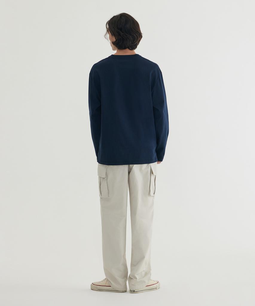 COVERNAT Cotton Cargo 1-Tuck Pants Khaki