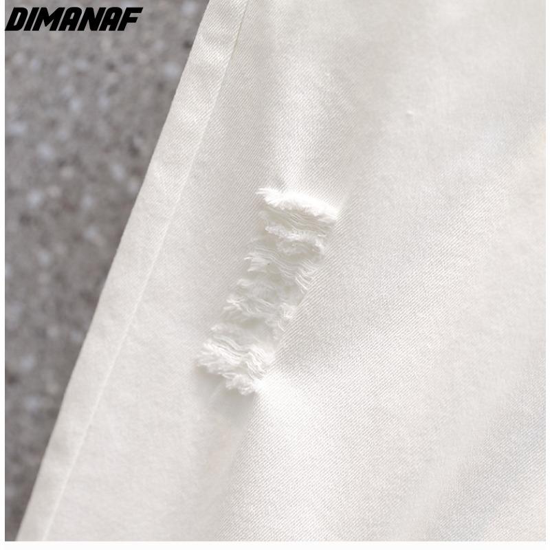 DIMANAF Летние женские брюки больших размеров Короткие джинсы с эластичной резинкой на талии Джинсовые дырки Модные свободные брюки большого размера Шорты