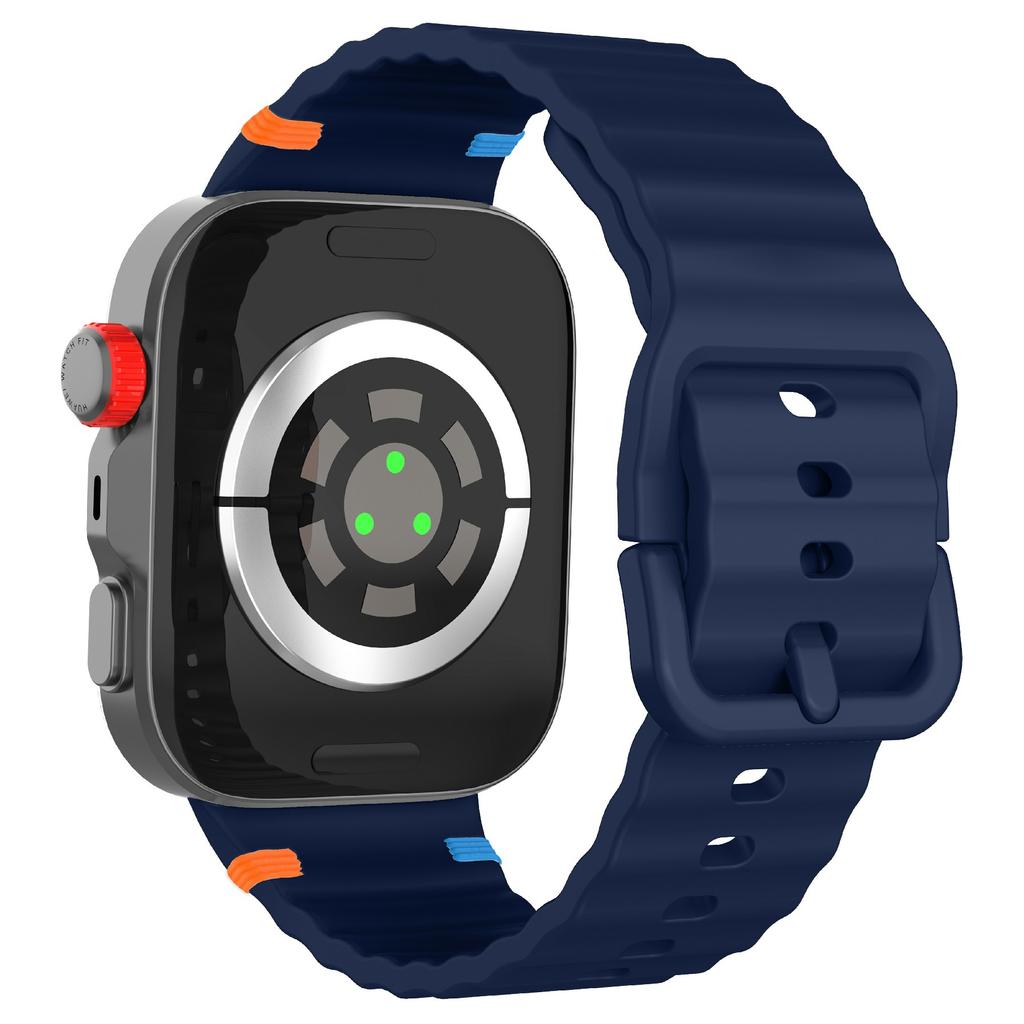 Silicone Watch Strap for Huawei Watch Fit 4 Pro/Fit 4/Fit 3 Wave Stitching Line Design Wrist Band