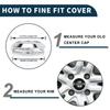 TUCKBOLD Wheel Center Cap Center Cap Emblem Sticker Center Cap Wheel Cap Universal Compatible