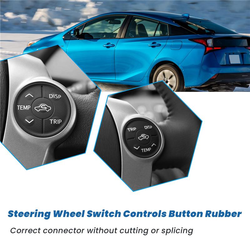 1 Pair Multifunction Steering Wheel Button Switch Control Button Prius C Aqua Button For Toyota Prius 30 XW30 2009-2015-Y79A