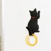 Cat Shaped Magnetic Hook Strong Magnet Key Hanger Japanese Style Decoration For Home Office