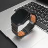 Титановый силиконовый ремешок для Apple Watch Ultra 3 2 49 мм Серии 11 10 46 мм Роскошный браслет для iwatch 9 8 7 6 5 SE 45 мм 44 мм Ремешок