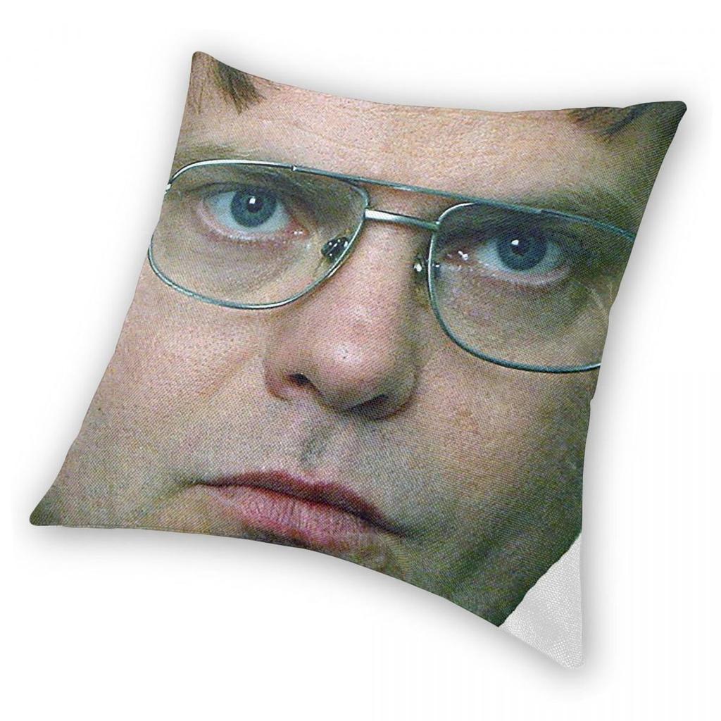 Bobble Head Joe Aka Dwight Square Pillowcase Polyester Linen Velvet Printed Zip Decorative Pillow Case Bed Cushion Cover 18"