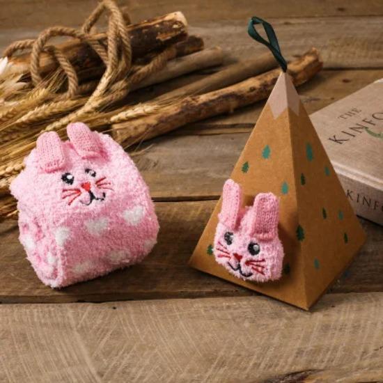 Пушистые Короткие Носки Женские Собака Кошка Панда Пушистые Зимние Женские Напольные Теплые Плюшевые Удобные Смешные Милые Каваи Носки-Тапочки для Сна Меховые