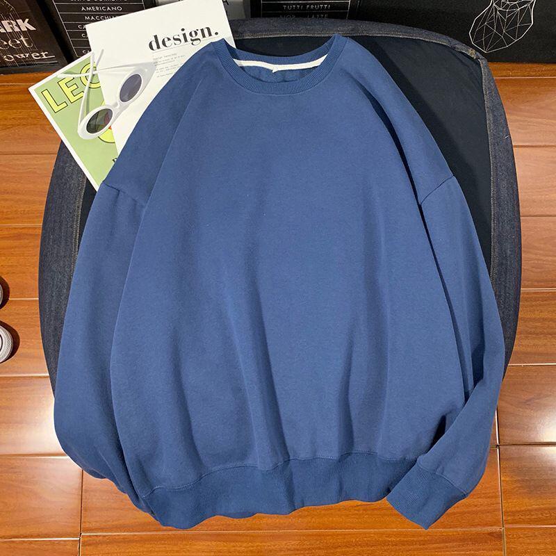 Мужская модная белая толстовка свободного кроя с длинными рукавами - мода весна/осень