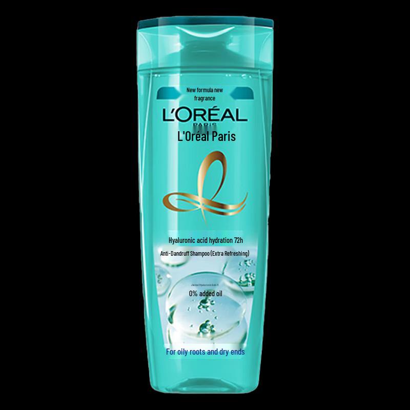 Шампунь L'Oréal с гиалуроновой кислотой, увлажняющий, против перхоти, глубоко очищающий