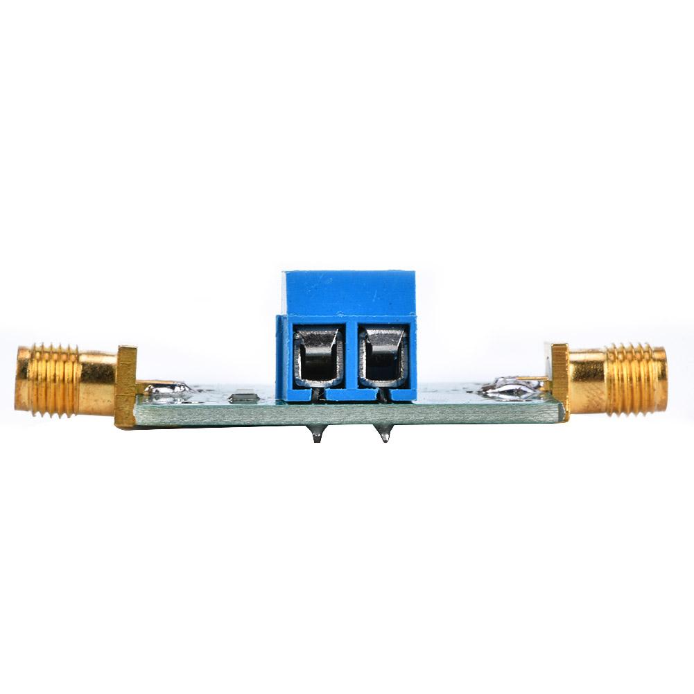 Bias Tee Block RF Power Supply, 10-6000MHz Wideband Amplifier Active with SMA Connector for Communication Data Injection
