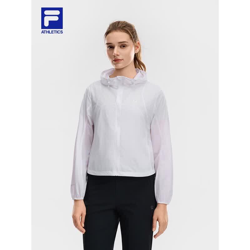 Fila Женская летняя спортивная куртка с капюшоном для защиты от солнца