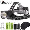 The Most Brightest XHP90.2 Zoom LED Head Lamp 3PCS 18650 Battery Power Bank 7800mah Headlamp Usb Rechargeable Headlight