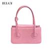 Women's Simple Mini Pink Diagonal Small Square Bag