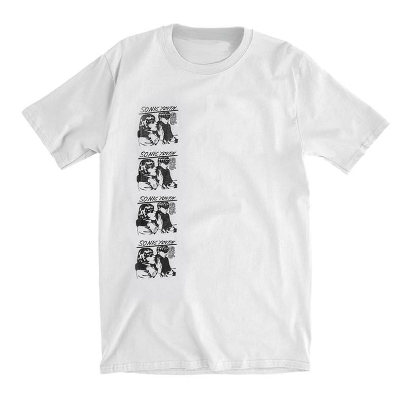 ZX SONIC YOUTH Футболка унисекс с логотипом группы Sonic Youth, Рок, Панк, Повседневная, Мужская и Женская, Люксовый бренд группы, Верх