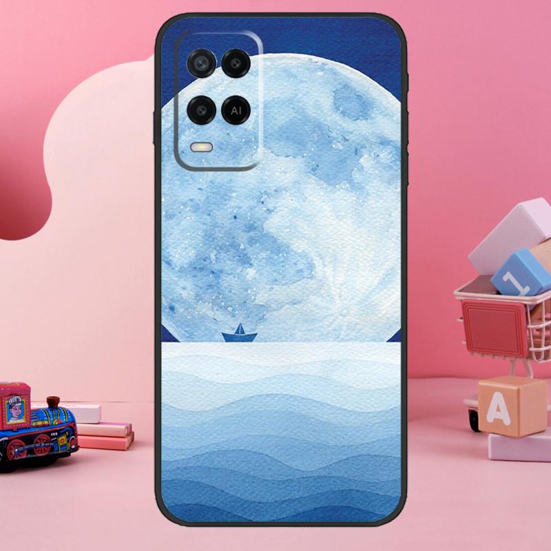 Морские волны парусник Чехол для Oppo A18 A38 A58 A78 A98 A74 A54 A94 A80 A60 A40 A96 A76 A16 A15 A17 A57 A77 A5 Pro