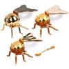 Европейский стиль Горшочек для меда в форме пчелы Контейнер для хранения и дозирования Домашнее украшение Декор Кухонная банка для специй и приправ с ложкой