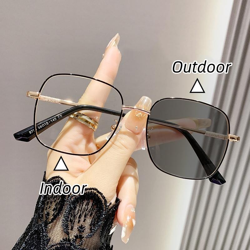 2025 Мужские Женские Квадратные Фотохромные Очки Роскошные Стильные Оптические Очки Очки Модные Очки, Меняющие Цвет Очки Для Женщин
