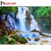 HUACAN DIY 3D Diamond Painting Waterfall Embroidery Cross Craft Stitch Home Decor
