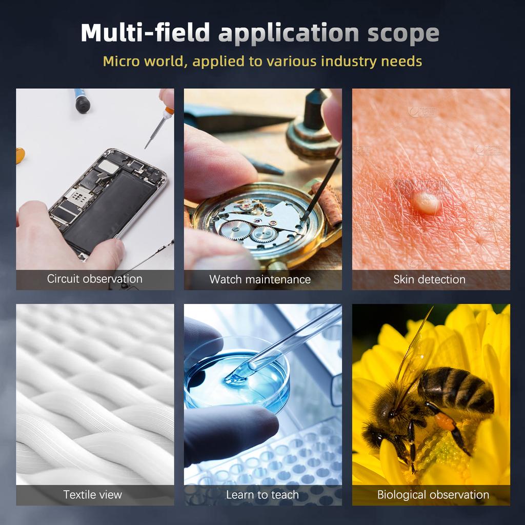 Handheld Digital Microscope for Adults 1000X Magnification Portable Microscope for Kids 2.0 Inch