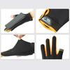 1 Pair Fishing Gloves Anti-Slip Breathable Two Finger Cut Rough Palm Great Friction Hands Protection Contrast Color Touch Screen