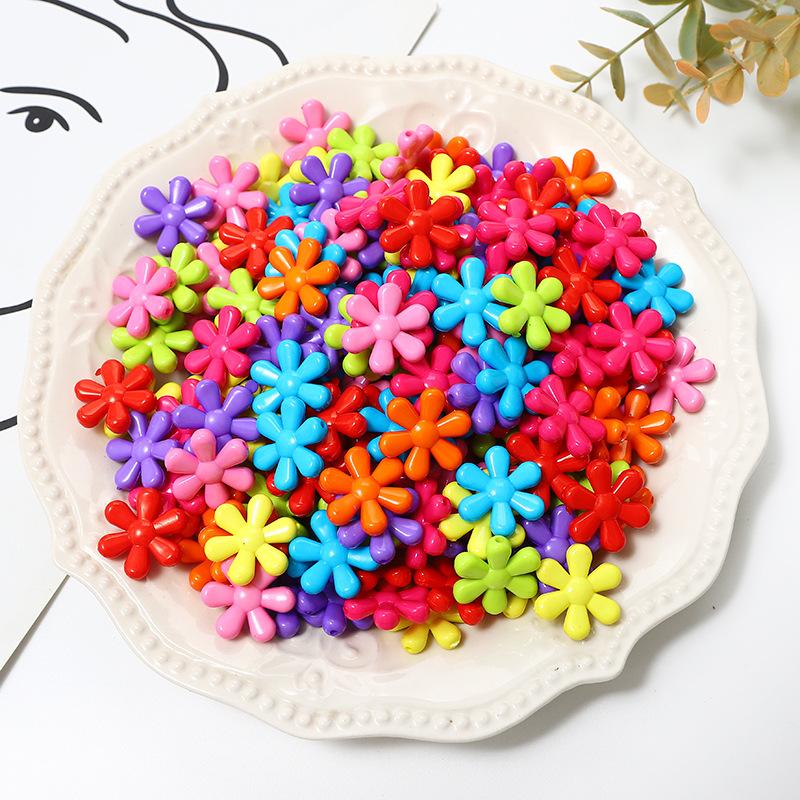 Бусины с буквами, свободные бусины для изготовления украшений своими руками, подвеска, изготовленная вручную из бисера конфетного цвета, цветок, звезда, клубника, бусины с отверстием