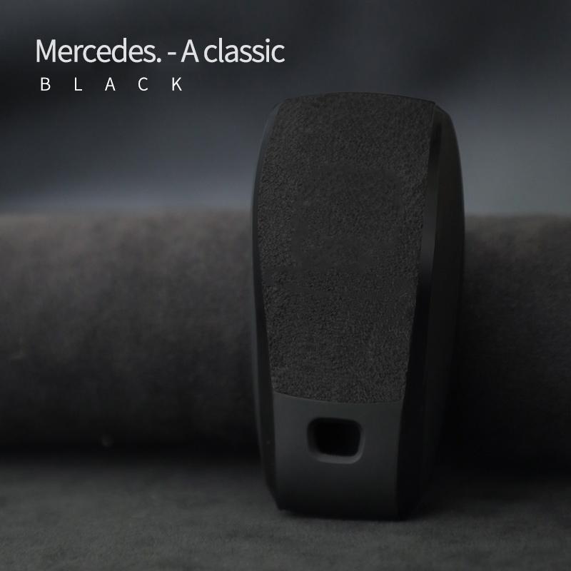 Стайлинг Молдинги Чехол для Ключа Автомобиля Алькантара Замша Для Mercedes Benz A, C, E, S, G, clase W177, W205, W213, W222, X167, GLC, CLA, GLB