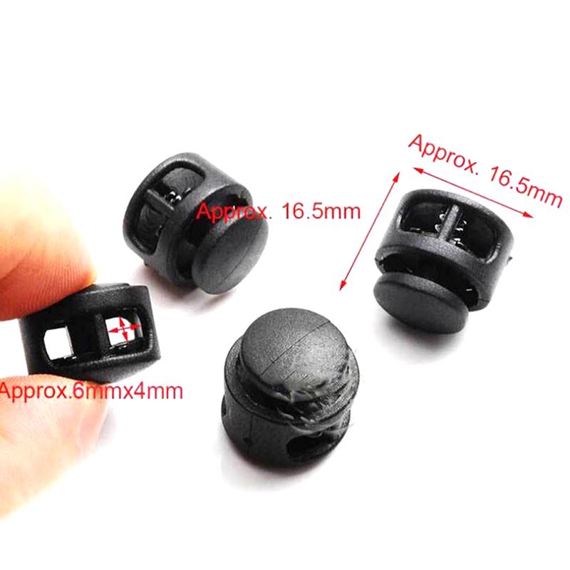 10Pcs Cord Lock Stopper Buckles Clamp Toggle Clip DIY Shoelace Bag Accessories