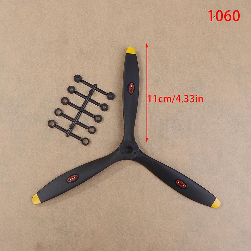 1 шт. Модель самолета с радиоуправлением 8060 9060 1060 1170 1370 3-лопастной пропеллер карбон-нейлон для электродвигателя/двигателя внутреннего сгорания