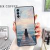 Black Cat Aesthetic Pattern Soft Phone Case for Samsung A17 A37 A57 A16 A26 A36 A56 A15 A25 A35 A55 A14 A24 A34 A54 A13 A23 A33