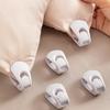 Bed Sheet and Blanket Holder. Adjustable Buckle Gap for Clipping Curtains/clothes. Suitable for Objects of Different Thicknesses