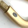 CHANEL 01C Faux pearl  belt Leather Gold