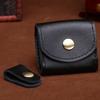 Mini Leather Data Cable Storage Box Waterproof Leather Wallet Portable Mini Coin Purse  Female