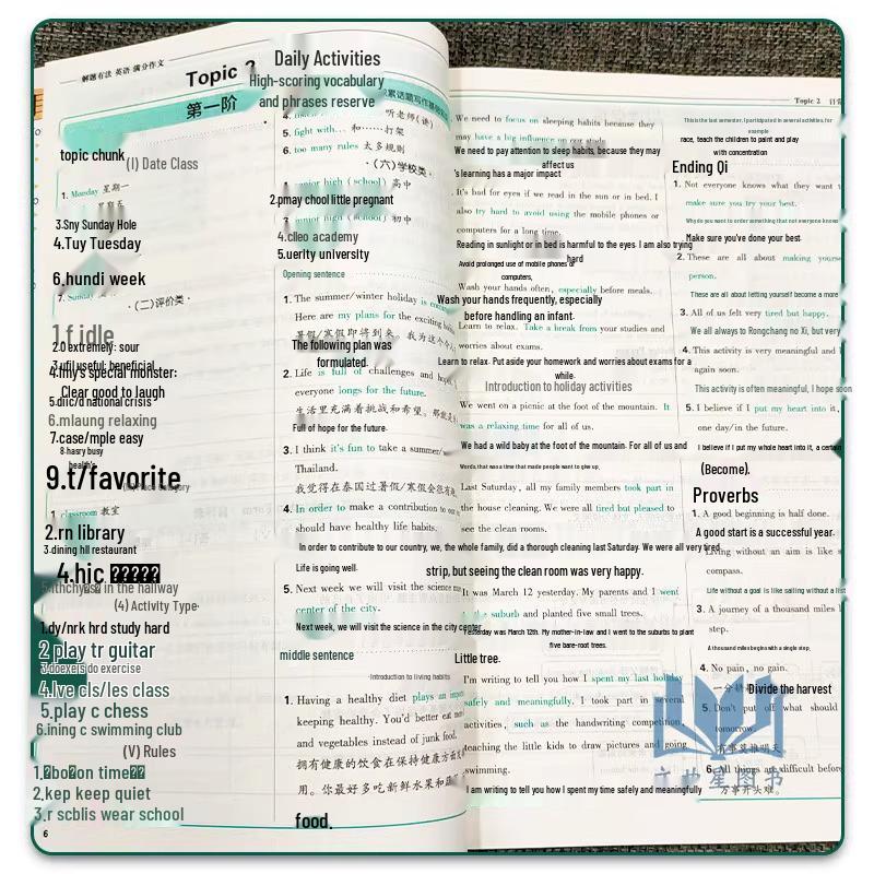 Руководство для поступающих в неполную среднюю школу 2026: 200 китайских сочинений на полный балл и 100 английских эссе с решениями