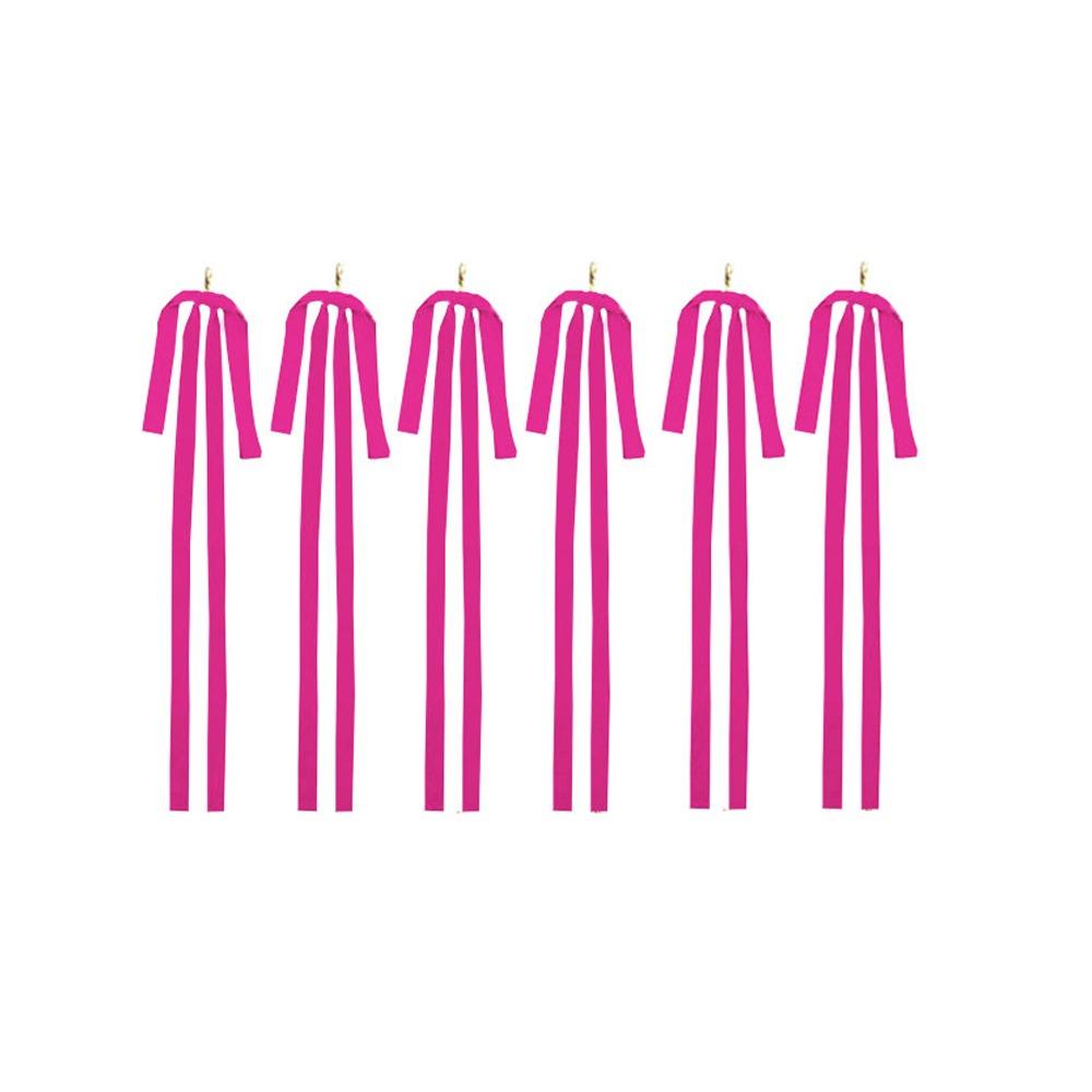 6pcs/set Christmas Gift Velvet Bows Vintage Velvet Ribbon Bow New Christmas Tree Bows