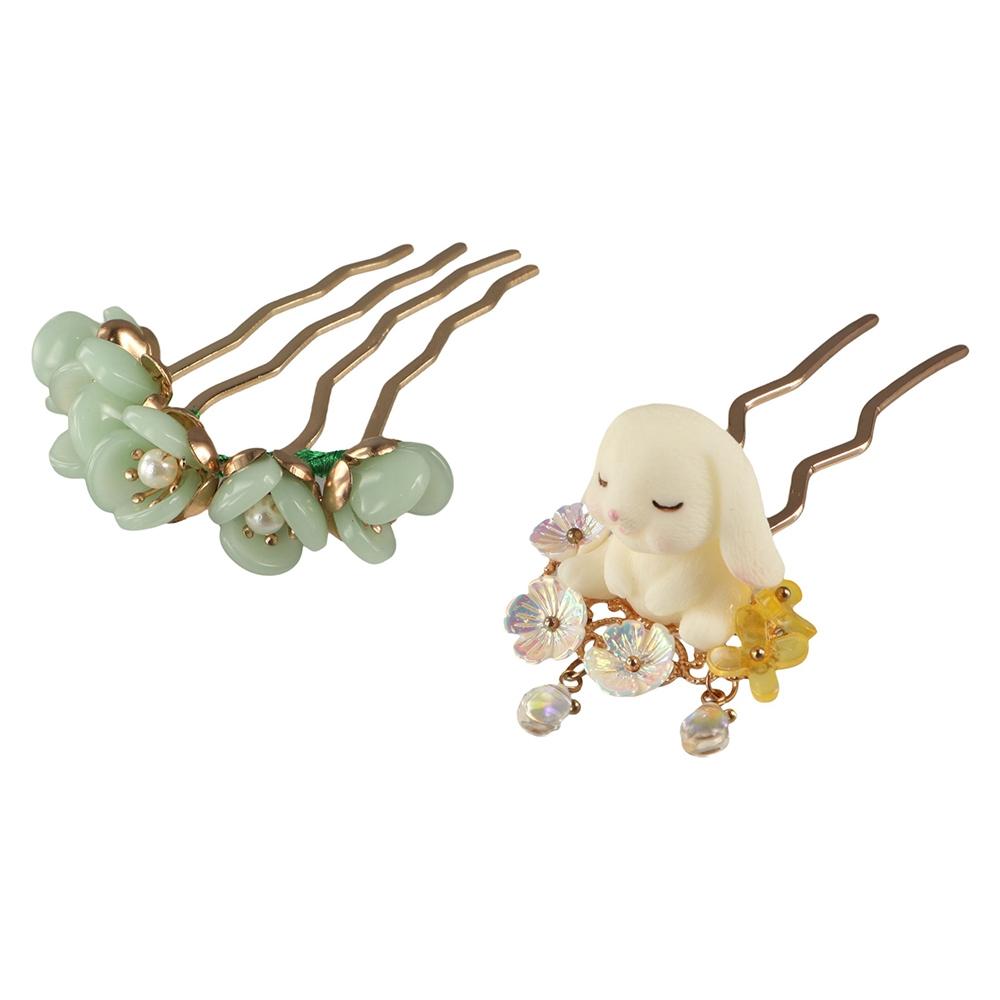 Flower Chinese Style Hair Stick Butterfly Hanfu Hairpin Cute   Cheongsam Accessories