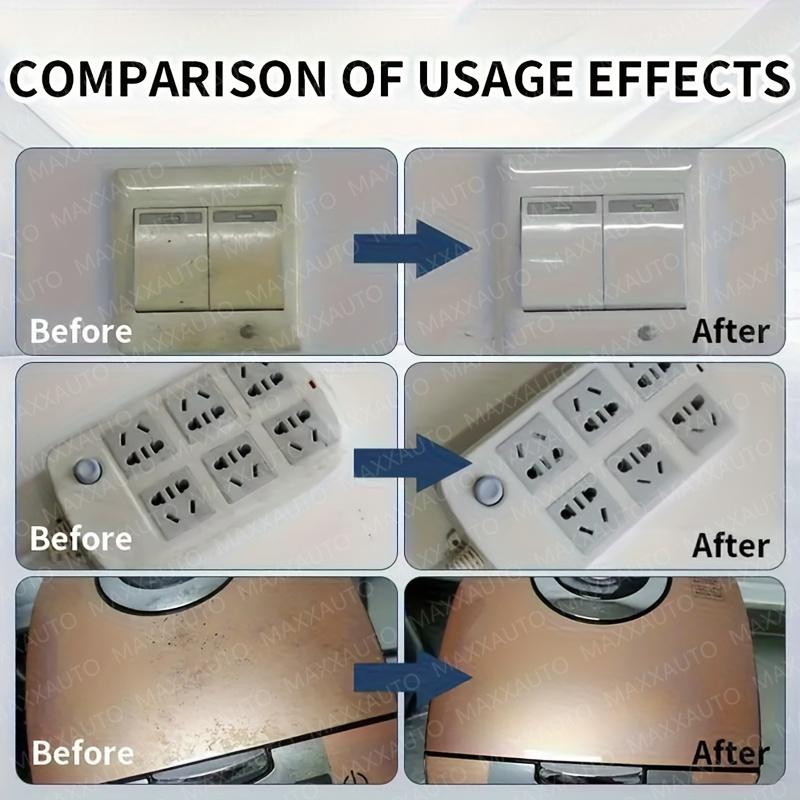 Plastic Yellowing Remover Scratch Repair - Appliances AC Units Fridge Toilet Back To White Gloss Long-Lasting Polish Clean Care
