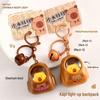 Creative Capybara Light-Up Keychain Doll: Student Bag Charm & Couple Gift