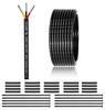Американский стандарт 2464 Силовой кабель для автомобильного аудио 30 12AWG 2-8 жил Изолированный ПВХ провод
