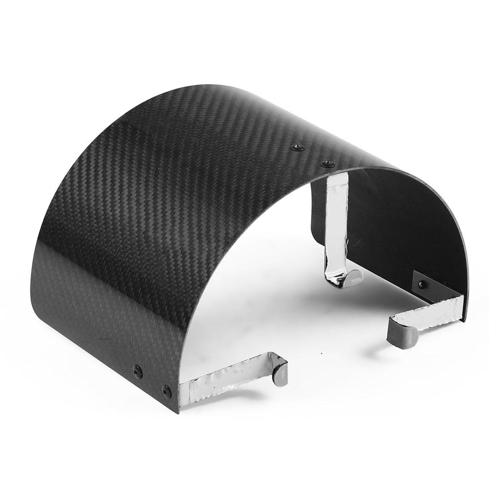 2.5" TO 3.5" Universal Air Filter Heat Shield Stainless Steel Burnt Blue Silver Neo Chrome Carbon Cover