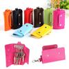 Fashion Gifts Keys Holder Organizer Manager Patent Leather Buckle Key Wallet Case Car Keychain MIT