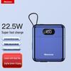 Power Bank Newsmy AL08 10000 мАч 22,5 Вт с быстрой зарядкой и встроенными кабелями
