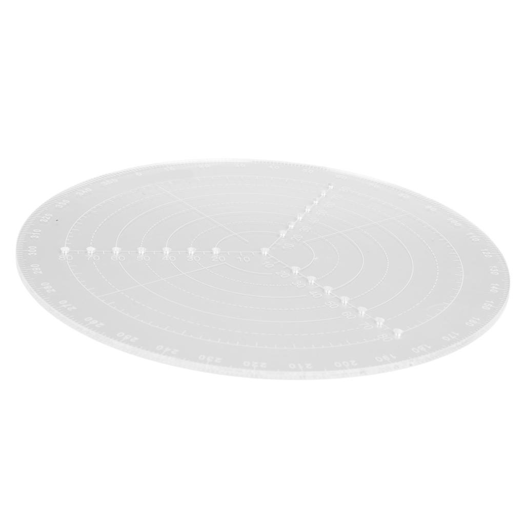 Круглый центральный искатель с прозрачными шкалами, акриловый циркуль для работы по дереву, круги, инструменты для рисования