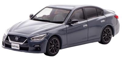CARNEL Масштаб Nissan Skyline 400R Карбоновый внешний пакет 2020 Серый сланец Готовое изделие CN432008 1/43 (V37)