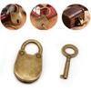 Старинный винтажный стиль металлические замки мини-замок маленький ящик для багажа ключ замок бронзовый цвет домашнее использование фурнитура украшения