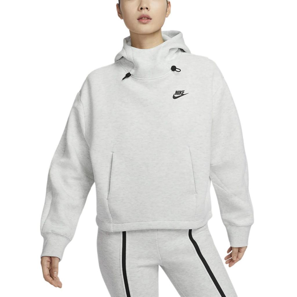 Nike Спортивная толстовка Tech Fleece Oversize Женская Светло-серая FV6323-013