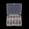 100Pcs 1 Box New Carbon Steel 10 Sizes Fish Bait Fishing Hooks Durable Head Fishook